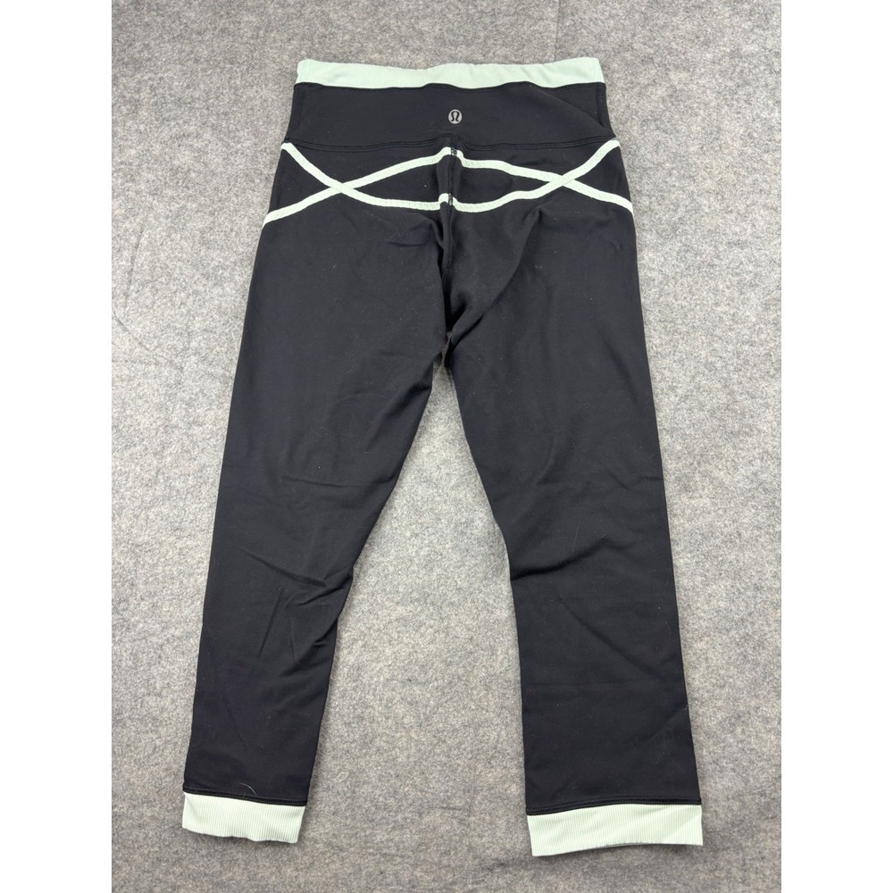 Lululemon Roll Out Cropped Pants Womens 4 Inseam 19" Legging Capri Pilates Yoga